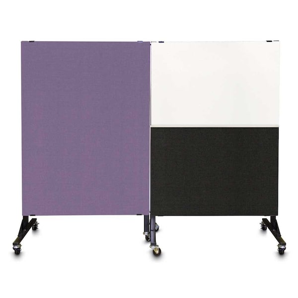 Enclosed Corkboard, 3 Door, 96"x48", 4" Fra, UV3427-SATIN-BUFF